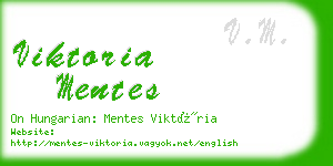 viktoria mentes business card